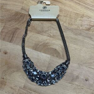 Versona Silver Statement Necklace